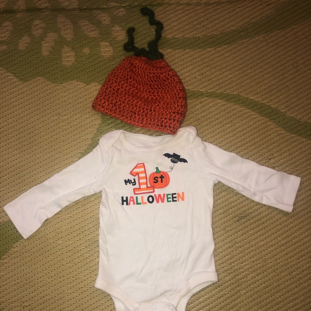 First Halloween outfit with hat
